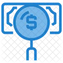 Find Money Find Earnings Cash Icon