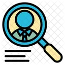 Find Employee Recruitment Search Icon