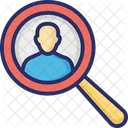 Find Employees Recruitment Candidate Icon