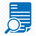 Find File Search Document Search File Icon