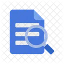 Find File Search File Magnifier Icon