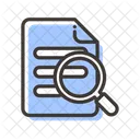 Find File Search File Magnifier Icon