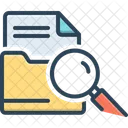 Find Folder Search File Search Folder Icon