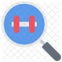 Find Gym Search Gym Magnifier Icon