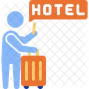 Find Hotel Search Hotel Service Icon