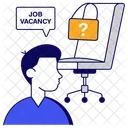 Find Job Empty Seat Seat Vacant Icon