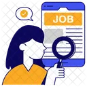 Find Job Online Job Search Job Icon
