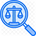 Magnifier Search Law Icon