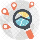 Global Search Magnifier Icon