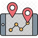 Find Location Gps Magnifier Gps Tracking Icon