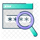Find Password Search Password Magnifier Icon