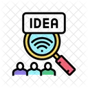 Find People Idea Crowdsoursing Icon