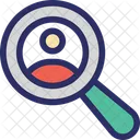 Find Person Search Person Businessman Identity Icon