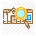 House Searchmagnifying Glass Icon