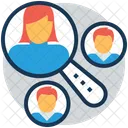 Find Users Staff Icon