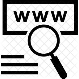 웹 주소 찾기  아이콘
