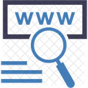 Find Web Address Webpage Website Icon