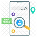 Find Your Friend  Icon