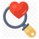 Finding Love Looking Love Search Partner Icon