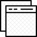 Finestre Multiple Schede Multiple Scheda Icon
