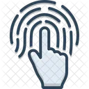 Finger Print Biometric Icon