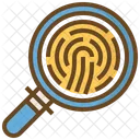 Finger Print Searching Icon