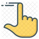 Finger Hand Sliding Icon