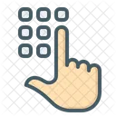Finger Hand Keypad Icon
