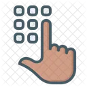 Finger Hand Keypad Icon