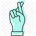 Finger crossed  Icon