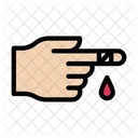Cut Finger Blood Icon