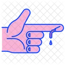 Finger cut  Icon