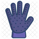 Finger Deshedding Pet Grooming Gloves Grooming Icône