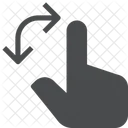 Geste Drehgeste Finger Symbol