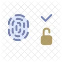 Scan Biometric Identification Icon