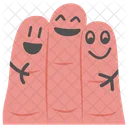 Finger Friends Fingers Emojis Icon