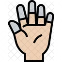 Finger Handschuhe  Symbol