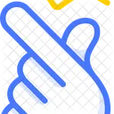 Finger heart  Icon