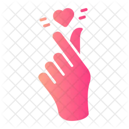 Finger Heart  Icon