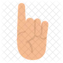 Finger hoch  Symbol