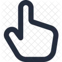 Finger hoch  Symbol