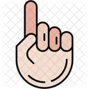 Finger Umpire Out Icon