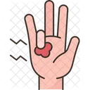 Finger Trigger Tendon Icon