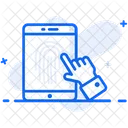 Finger Lock Mobile Lock Mobile Security Icon