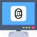 Finger Print Smart Tv Unlock Biometric Login Icon