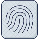 Finger Print Scan Fingerprint Biometric Icon