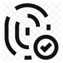 Finger Print Check Check Fingerprint Fingerprint Check Icon