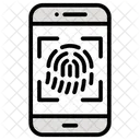 Fingerprint Finger Control Scanning Icono