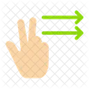 Finger rechts  Symbol