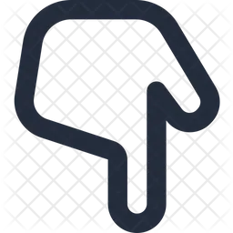 Finger runter  Symbol